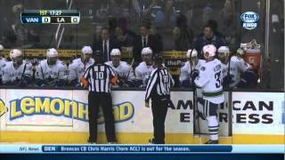 Tom Sestito vs Jordan Nolan fight Vancouver Canucks vs LA Kings 11314 NHL Hockey [upl. by Anitsyrhc642]