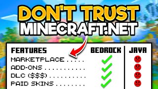 The TRUTH About Minecraft Java Vs Bedrock [upl. by Aphra754]