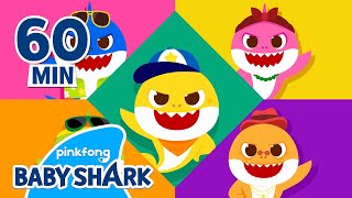 Baby Shark Doo Doo Doo 1 hour  Compilation  Baby Shark Remix  Baby Shark Official [upl. by Herrick]