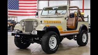 1985 Jeep CJ7 Test Drive [upl. by Bobker]