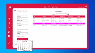 Driving School Management System Using C [upl. by Cusick]