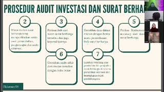 PRESENTASI AUDIT SURAT BERHARGA DAN INVESTASI KELOMPOK 3 [upl. by Lhary]