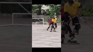 How to play inline hockey watch till end ytshorts skating inlinehockey pune [upl. by Asim]