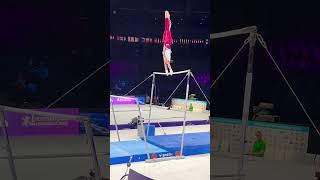 Antwerp 2023 Pauline SCHAEFER BETZ gymnast unevenbars worldchampionship [upl. by Mosier302]