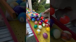 Healing rain gutter billiard ball marble run asmrasmr [upl. by Grae]