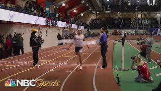 Dominant final leg decides mens 4x400 relay at HBCU Showcase  NBC Sports [upl. by Ytsirhc]