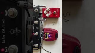 Danelectro Fab Distortion vs MI Crunch Box Comparison w Telecaster amp Marshall fab distortion [upl. by Seuqram]