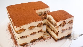 No eggs No flour How to make tiramisu in 10 minutes Extremely easy and delicious [upl. by Htehpaj81]