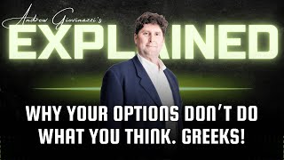 Explained Why your options don’t do what you think Greeks [upl. by Lothair]