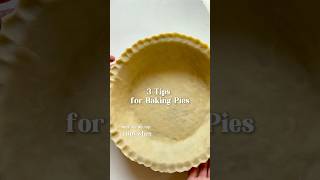 3 tips for baking pies pies holidayseason baking christmas [upl. by Dnalerb952]