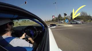 Police Vs Drifter Caught drifting Supra in South Africa  guns pulled [upl. by Cohleen220]