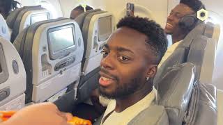 AFCON 2023  BLACK STARS DEPARTURE AND ARRIVAL AT COTE DIVOIRE [upl. by Adekram]