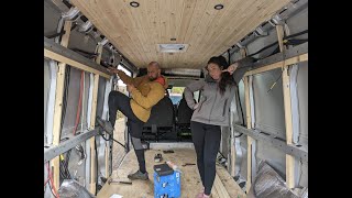 HOW TO insulate amp batten campervan walls THE EASY WAY DucatoBoxerRelay ep3 [upl. by Sorrows]