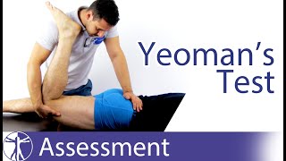 Yeomans Test  Sacroiliitis [upl. by Enilram]