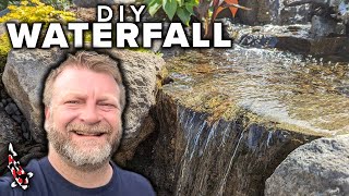 How To Build A Pondless Waterfall Part 2 Rock Placement and Design [upl. by Frodin]