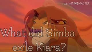 What did Simba exile KiaraLion King Fanmade [upl. by Chelsey]