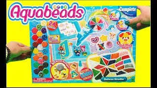 Aquabeads Ultimate Deluxe Studio UK Unboxing AQUABEADS [upl. by Anirpas]