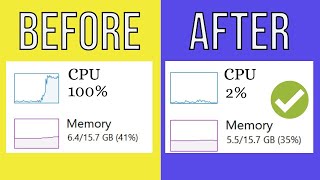 How To Fix High RAMMemoryCPUDISK Usage on Windows 1011QuickampEasy [upl. by Forward]