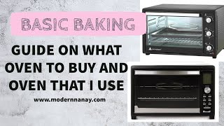 TAGALOG  GUIDE ON WHAT OVEN TO BUY  WHAT OVEN THAT I USE [upl. by Zolly640]