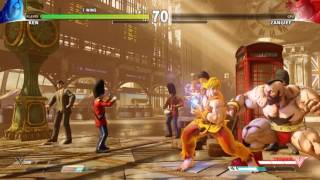 Street Fighter 5 All Stage KOs Except DLC Stages [upl. by Elvia]