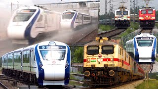 100 In 1 TRAIN VIDEOS Ultimate Compilation HIGH SPEED Train Videos Indian Railways Trains [upl. by Mullen]