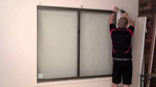 How to Install a Face Fit Roman Blind [upl. by Gildus890]