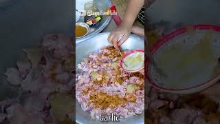 Giant Taro Fries and Fried Chicken Recipes for Kids food cooking villagefoods recipe [upl. by Aiepoissac]