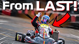 LAST TO FIRST In 8 MINUTES  DCKarting KZ2 Shifter Kart Onboard [upl. by Scevor]