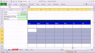 Excel Magic Trick 907 How To Make Excel Calendar 4 Examples [upl. by Amelita656]