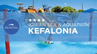 KEFALONIA  Hotel Ionian Sea amp Aquapark  GRECOS [upl. by Erbe]