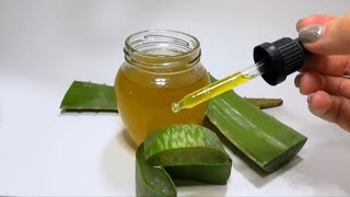 ACEITE ANTIARRUGAS DE SABILA O ALOE VERA HOW TO MAKE ALOE VERA ANTIAGE OIL [upl. by Dibbell]