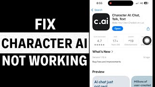 Character AI App Not Working How to Fix Character AI App Not Working [upl. by Yendirb]