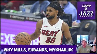 Why did the Utah Jazz sign Patty Mills Drew Eubanks and Svi Mykhailuk [upl. by Silohcin]