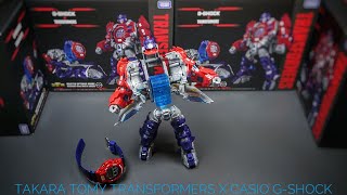 GShock 35th Anniversary DW6900TFSET Takara Tomy Transformers collaboration watch unboxingreview [upl. by Neladgam]