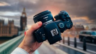 Relaxing Street Photography POV in London  RF 50mm 18 [upl. by Yerroc]