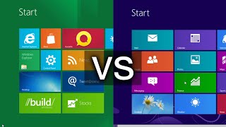 Windows 8 Dev Preview vs RTM [upl. by Eadahs650]