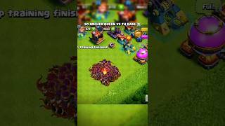 50 Archer Queen VS TH Base  clashofclans shorts trending [upl. by Mateo]