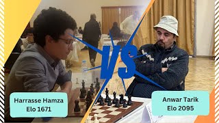 Moroccan Caruana Blunder Again Vs Anwar Tarik  Tournoi Kahrama déchecs Rapide [upl. by Odawa331]