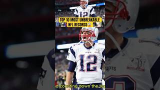 TOP 10 Most UNBREAKABLE NFL Records nfl shortsviral shorts [upl. by Etteniotnna]