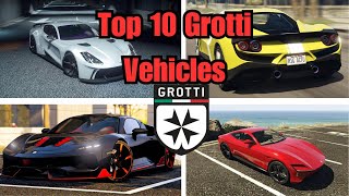 GTA 5 Online  Top 10 GrottiItali Veichles [upl. by Iaw957]