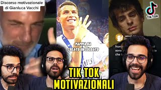 Dario Moccia reagisce ai VIDEO MOTIVAZIONALI di TIKTOK [upl. by Yerocaj577]