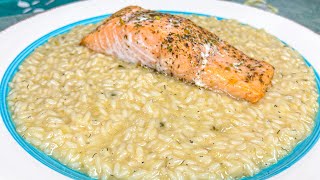 20 de Minute Risotto reteta clasica italiana cu somon [upl. by Rednave]