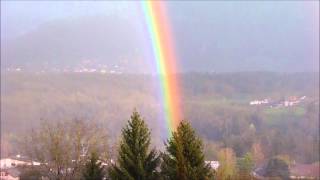 WONDERFUL RAINBOW ARC EN CIEL SKY METEO SOLEIL SUN PLUIE RAIN [upl. by Ordway734]