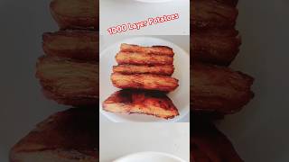 1000 Layer Potatoes  Simple Thousand Layer Crispy French Fries shorts food cooking [upl. by Simonne]