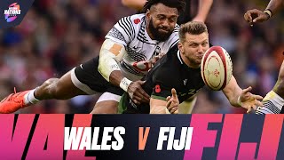 Wales v Fiji  Extended Match Highlights  Autumn Nations Series [upl. by Ardnazxela]