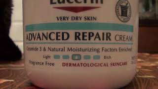 EUCERIN ADVANCED REPAIR VERY DRY SKIN CREAM FRAGRANCE FREE REVIEW [upl. by Eiuol277]