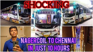 🚌RAAHATH VOLVO CELESTE TRAVEL REVIEW Nagercoil to ChennaiFastest Bus Ever TravelledNaveen Kumar [upl. by Becht]