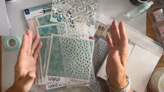 Get Creative With Stencils Fun amp Easy Card Making Part 1 [upl. by Juliano]