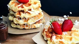 Gofres belgas de Lieja [upl. by Alice910]