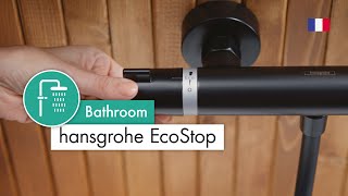 hansgrohe EcoStop FR [upl. by Ettenotna]